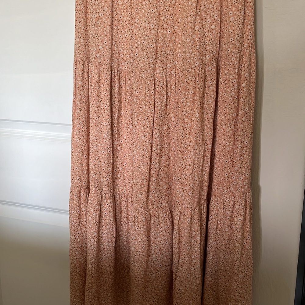 🧡American Eagle Outfitters Orange Off-Shoulder Sundress☀️🍊🫶 - Picture 4 of 6